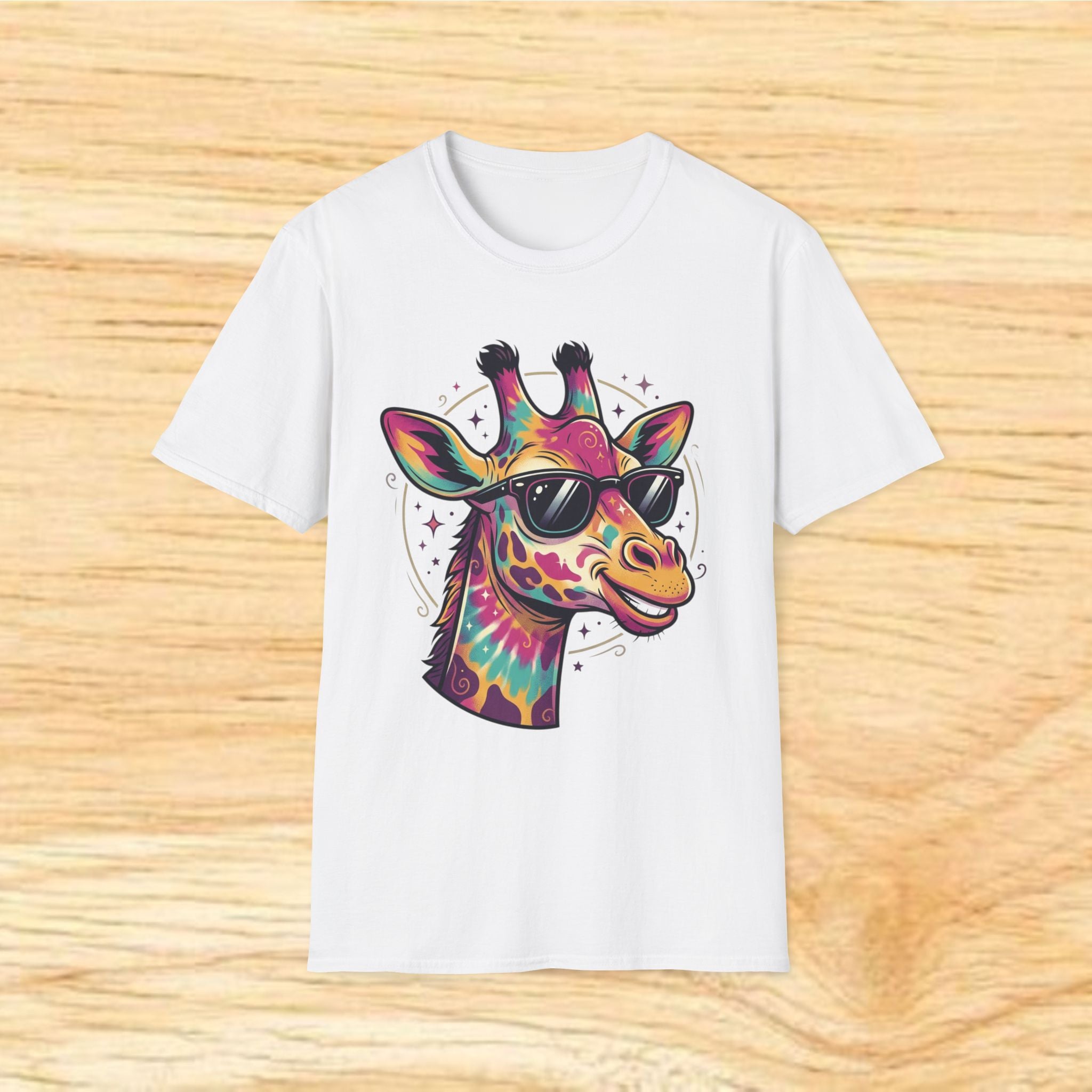 Colorful Cool Giraffe T-Shirt