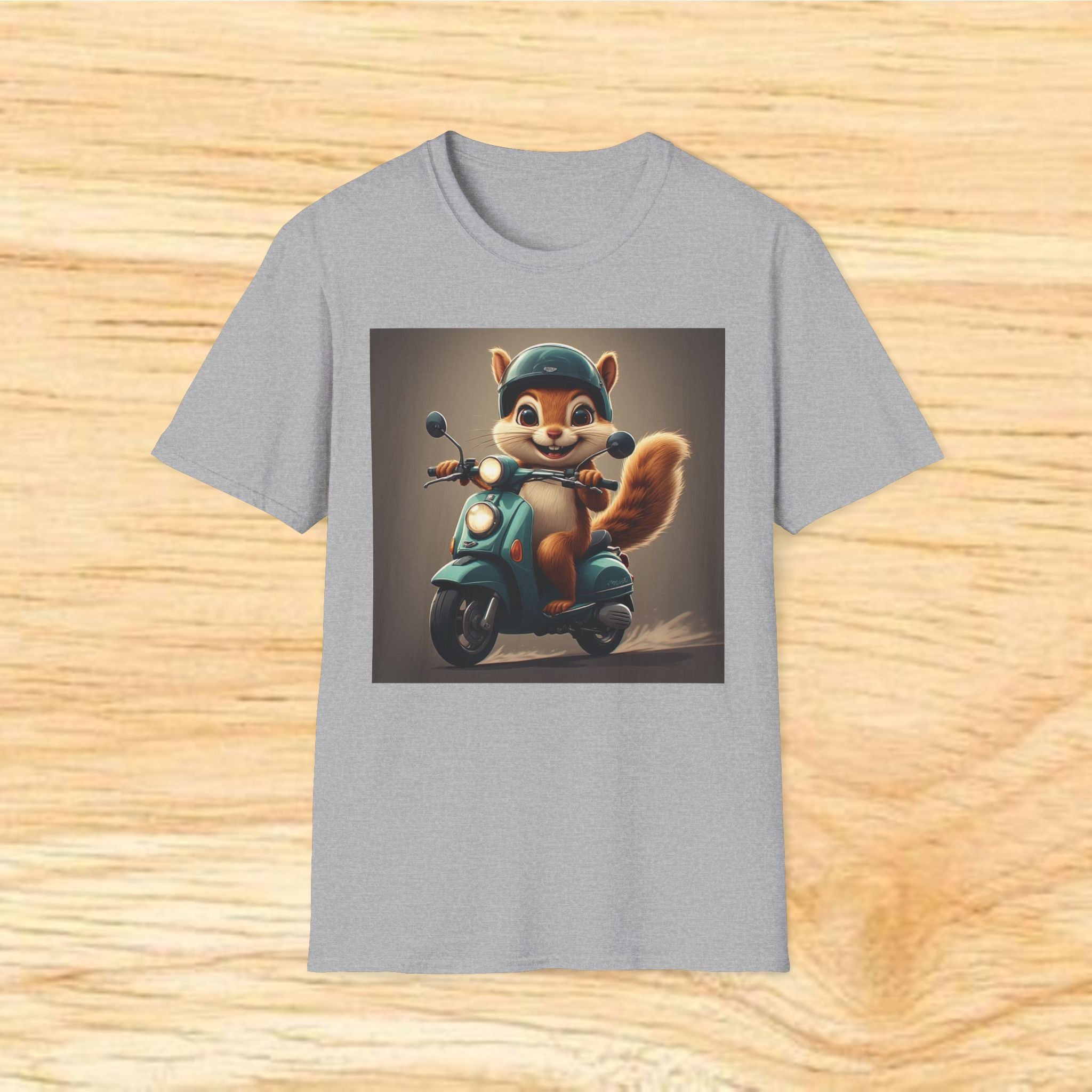 Cute Chipmunk on Scooter T-Shirt