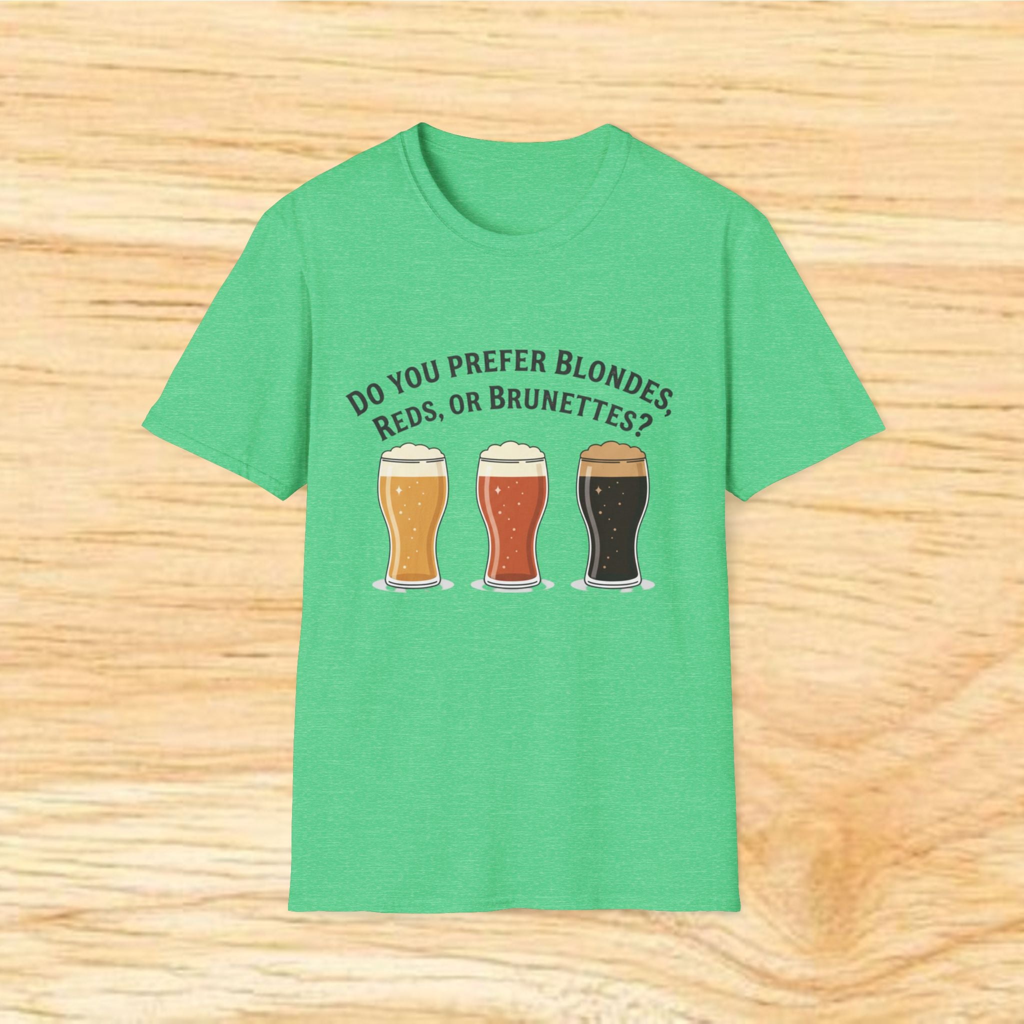 Blondes Reds or Brunettes beer glasses T-Shirt
