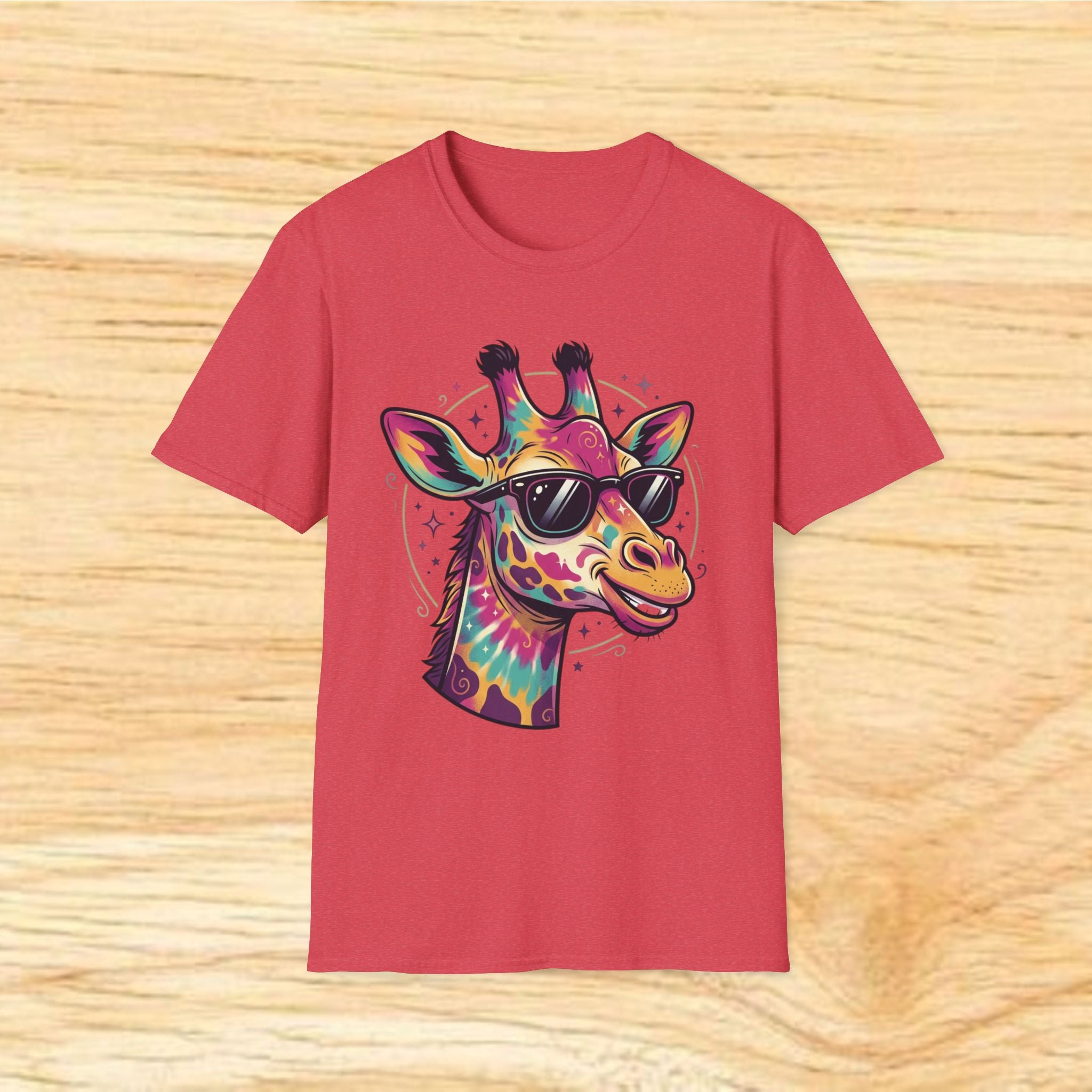 Colorful Cool Giraffe T-Shirt