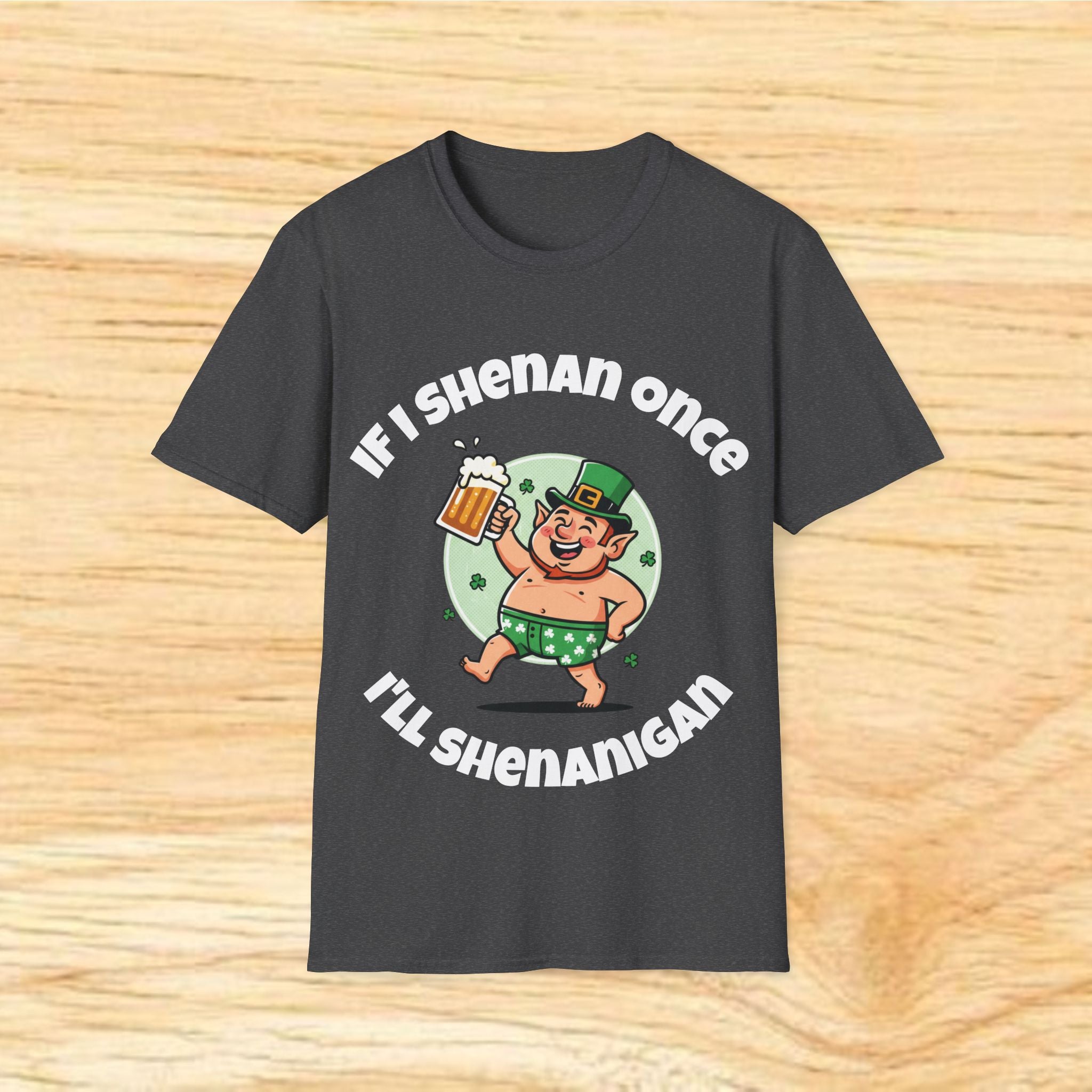 Leprechaun Beer Shenanigan T-Shirt | St. Patrick's Day Funny Irish Tee
