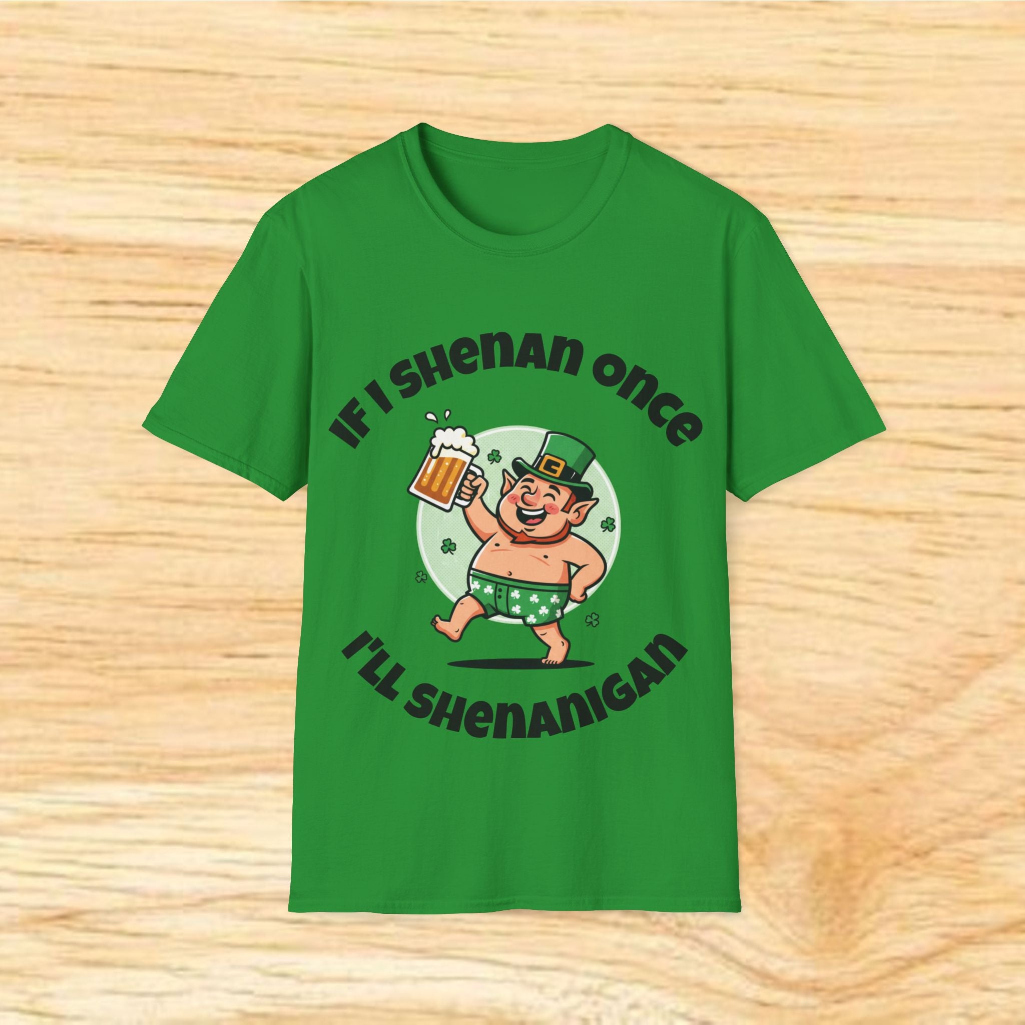 Leprechaun Beer Shenanigan T-Shirt | St. Patrick's Day Funny Irish Tee