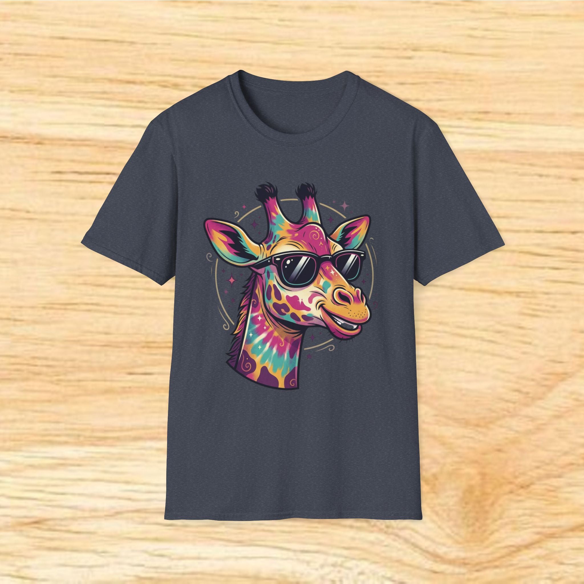 Colorful Cool Giraffe T-Shirt
