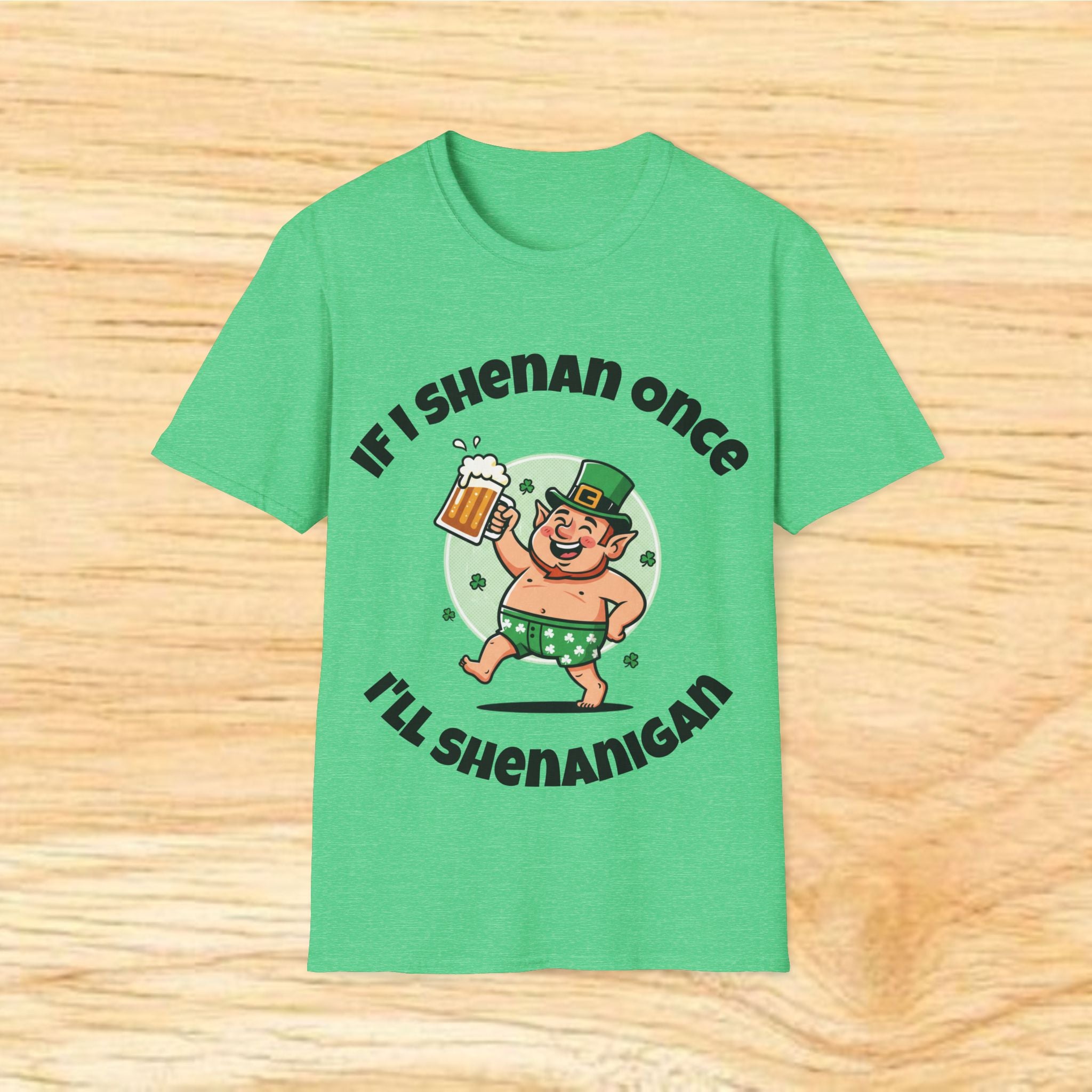 Leprechaun Beer Shenanigan T-Shirt | St. Patrick's Day Funny Irish Tee