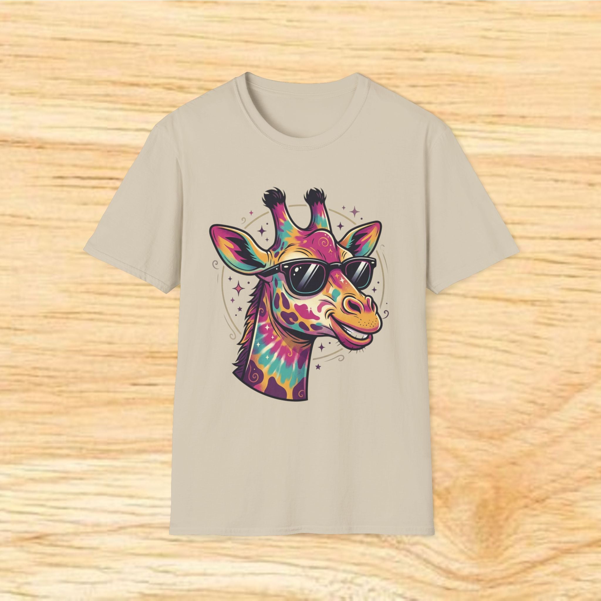 Colorful Cool Giraffe T-Shirt