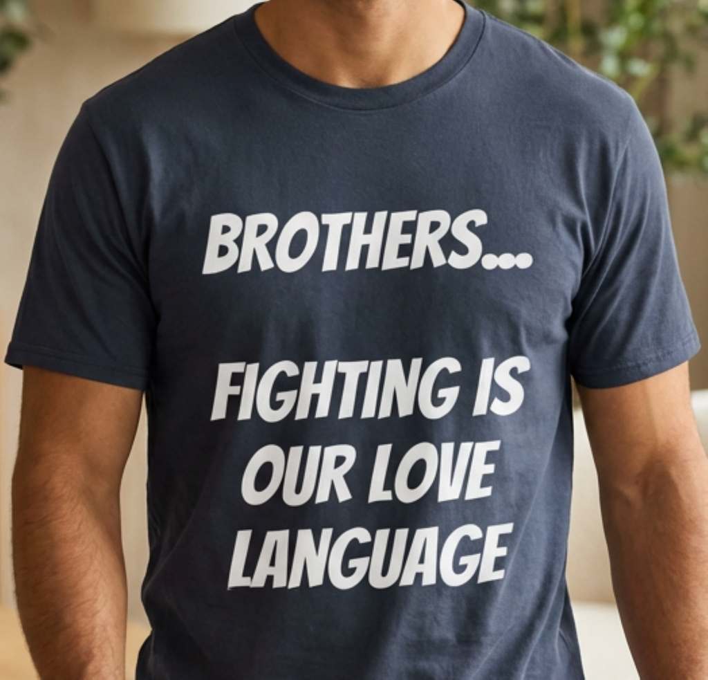 Brothers.. Fighting Is Our Love Language T-Shirt