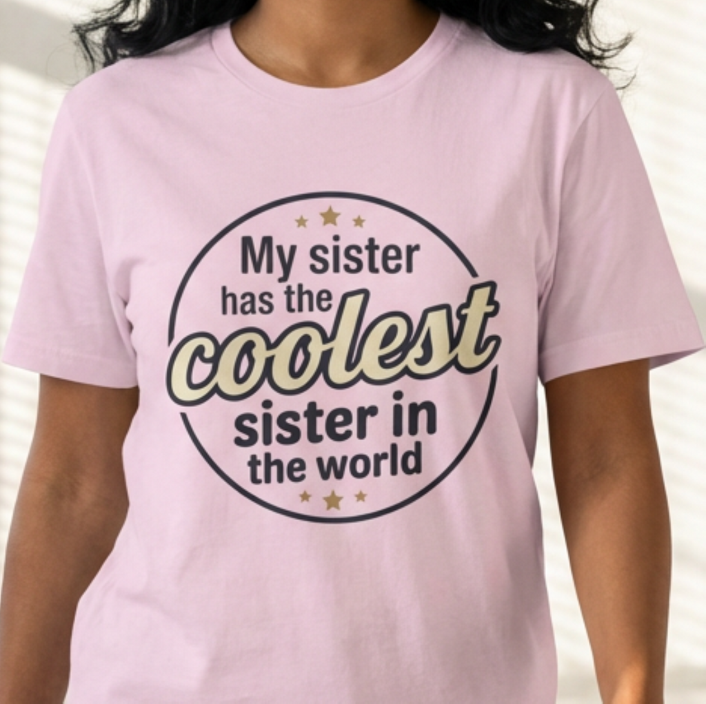 My Sister Has the Coolest Sister in the World T-Shirt
