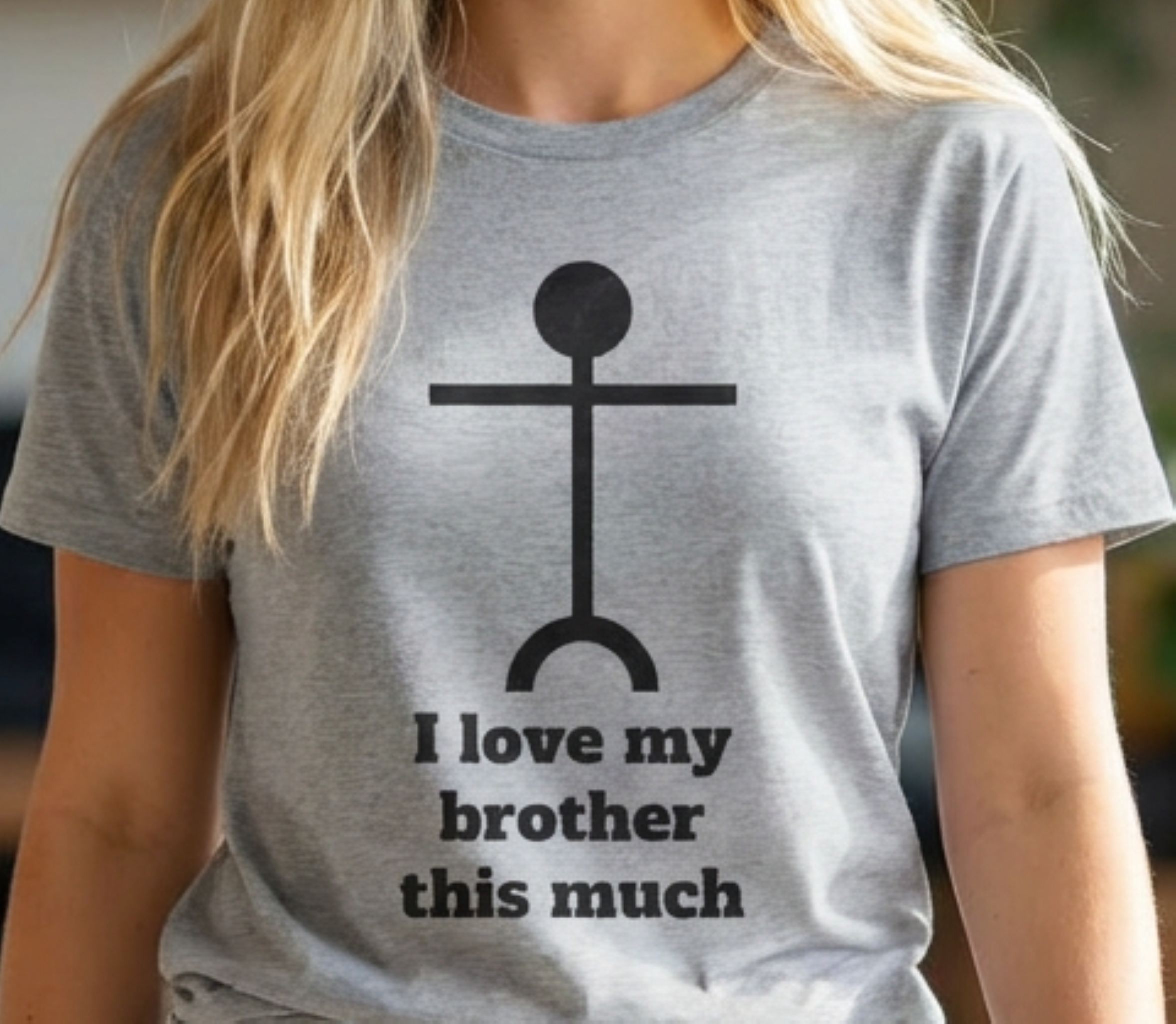 I love my brother this much T-Shirt