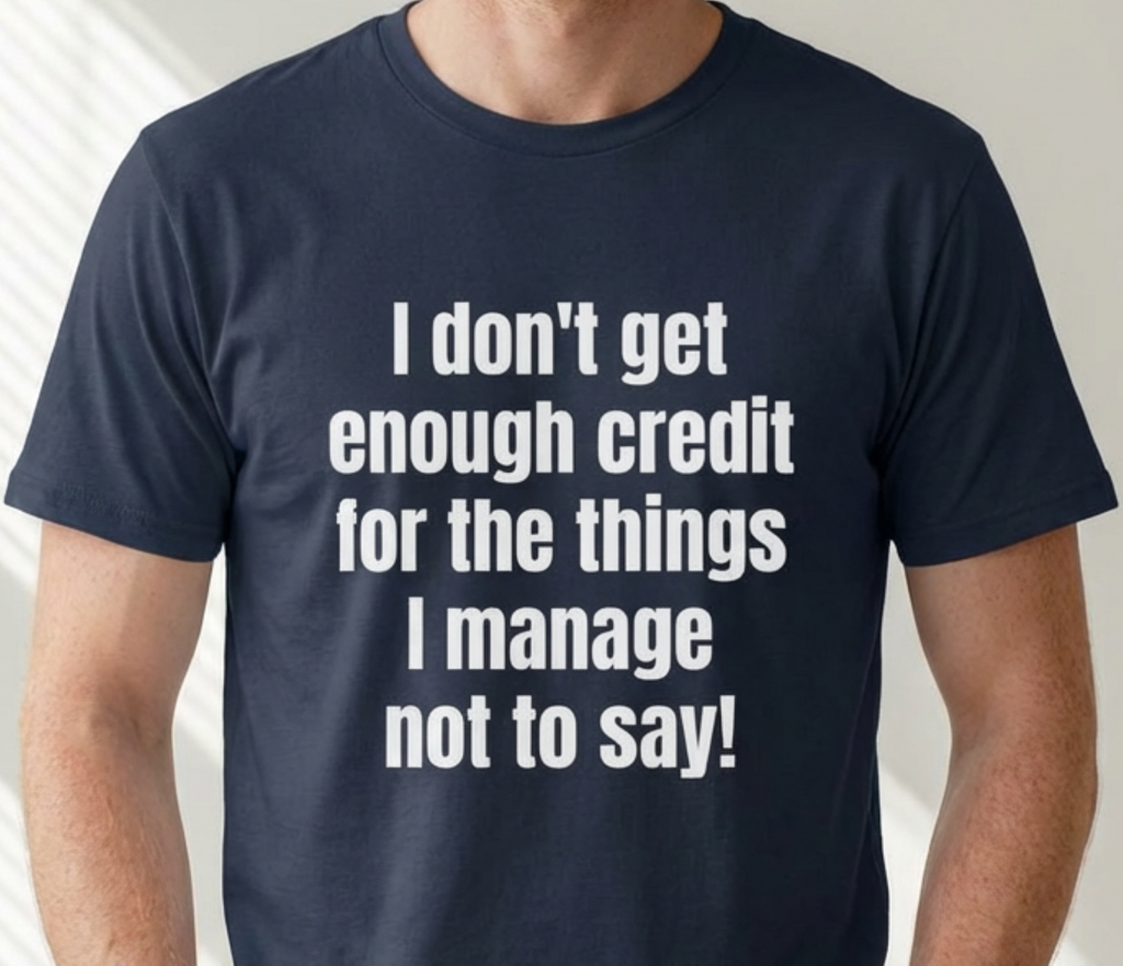 I don't get enough credit for the things I manage not to say T-Shirt