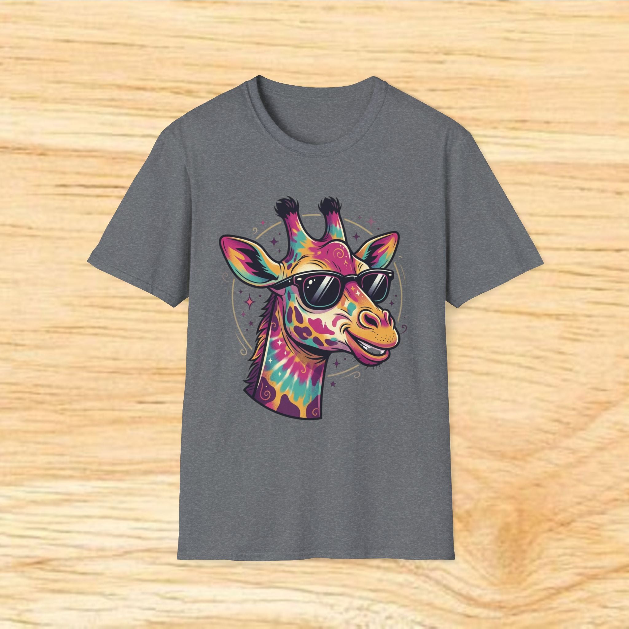 Colorful Cool Giraffe T-Shirt