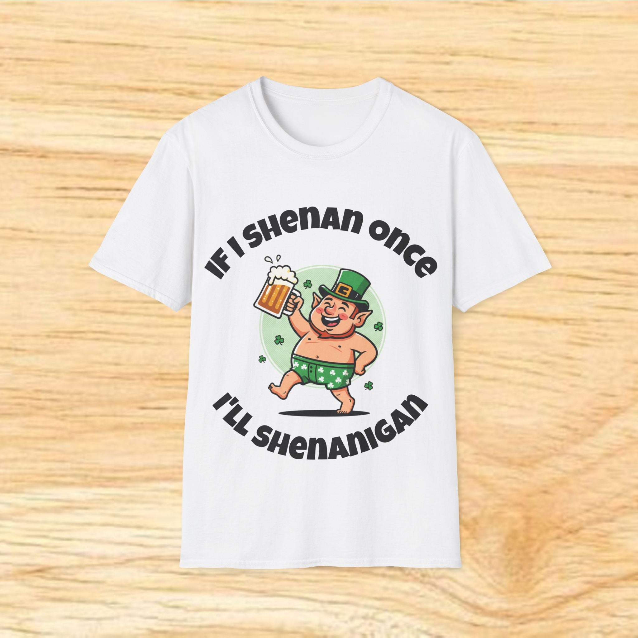 Leprechaun Beer Shenanigan T-Shirt | St. Patrick's Day Funny Irish Tee