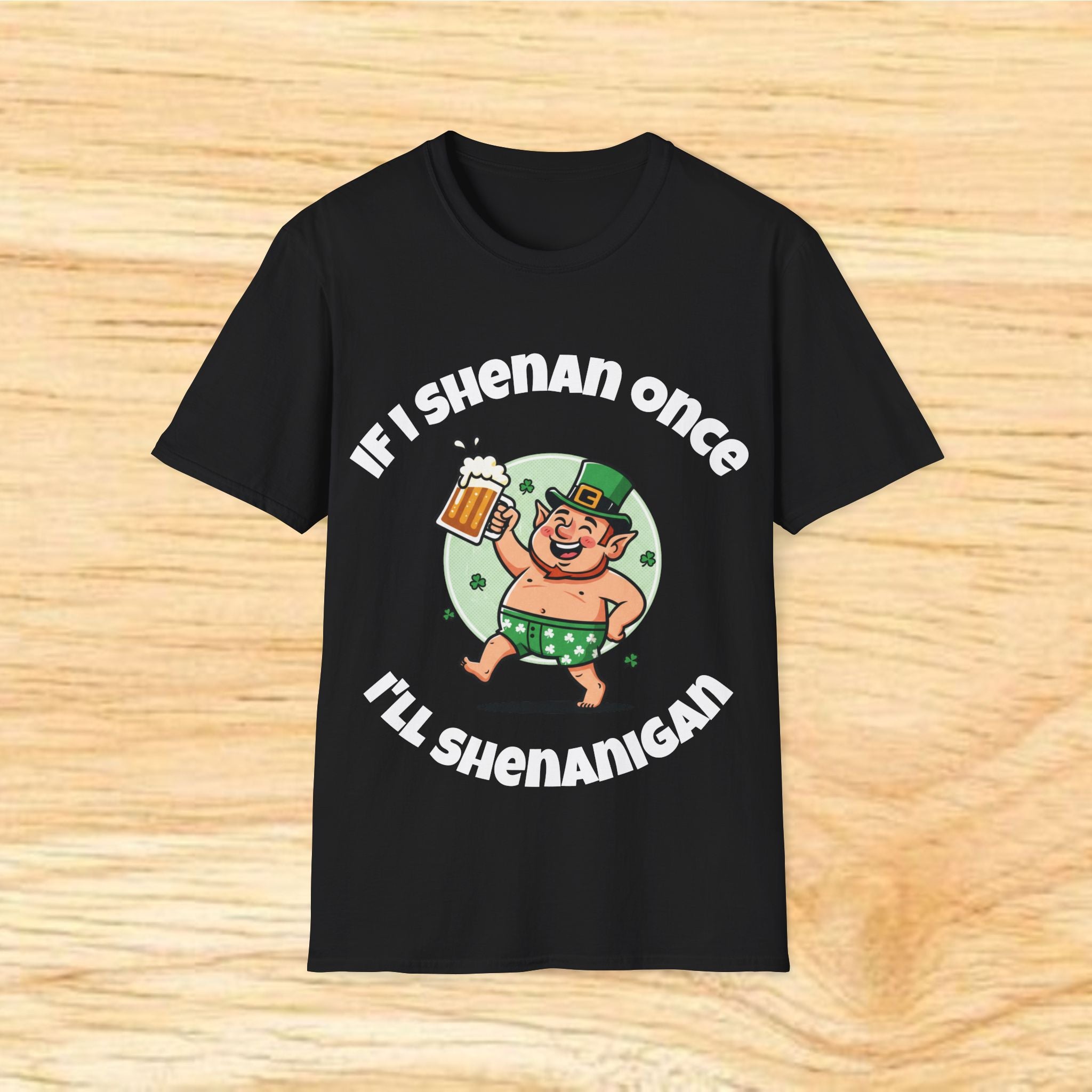 Leprechaun Beer Shenanigan T-Shirt | St. Patrick's Day Funny Irish Tee
