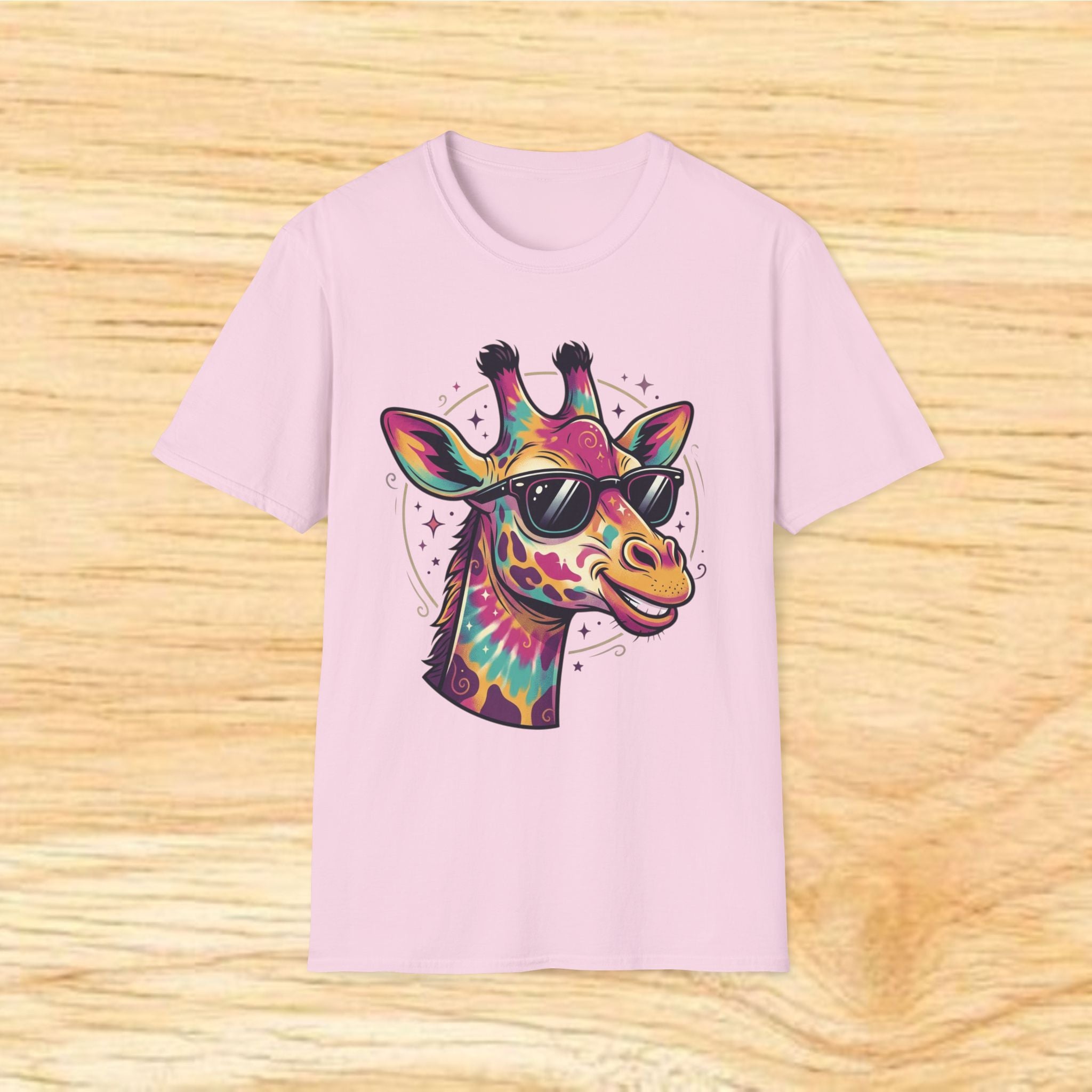 Colorful Cool Giraffe T-Shirt
