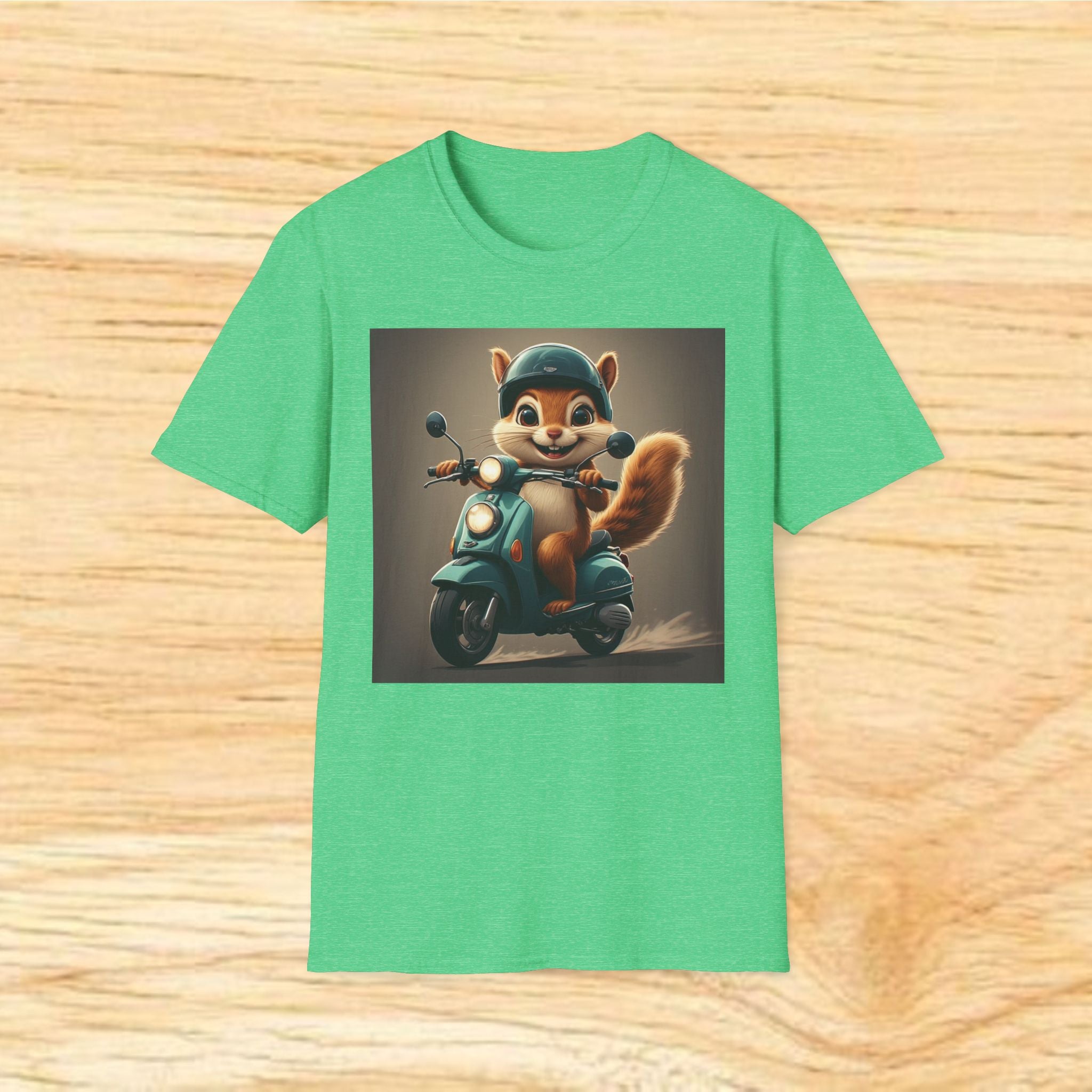 Cute Chipmunk on Scooter T-Shirt