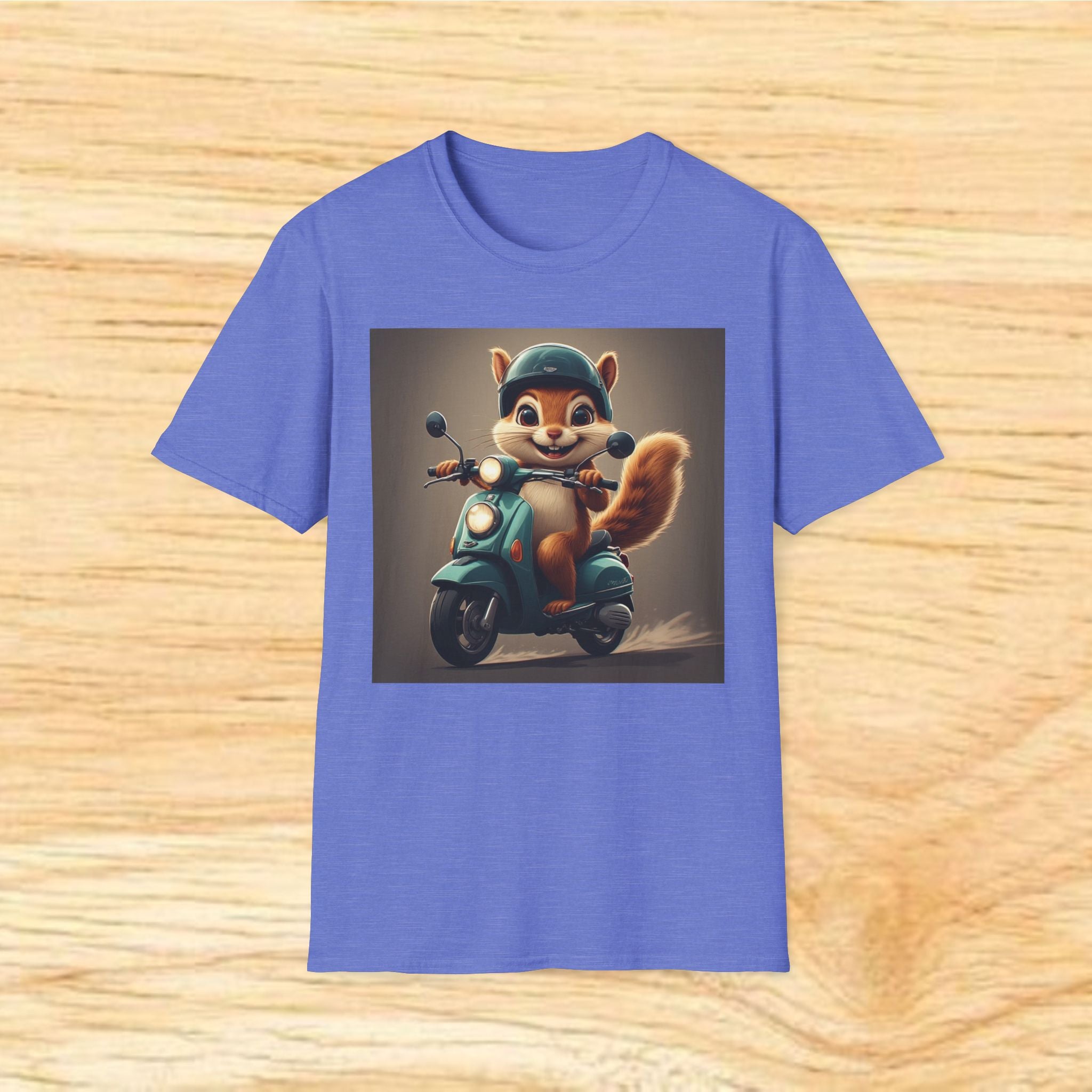 Cute Chipmunk on Scooter T-Shirt